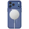 Tech-Protect Magmat MagSafe Clear Case voor iPhone 17 Pro Max / 18 Pro Max - Deep Blue