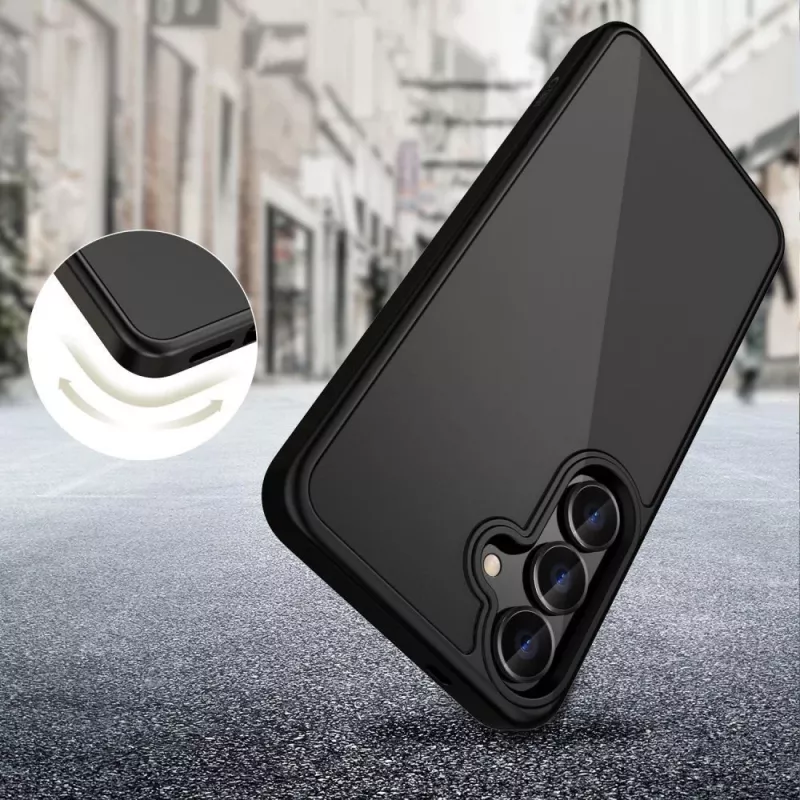 Tech-Protect Magmat Hoesje voor Samsung Galaxy S25 Edge Mat Zwart