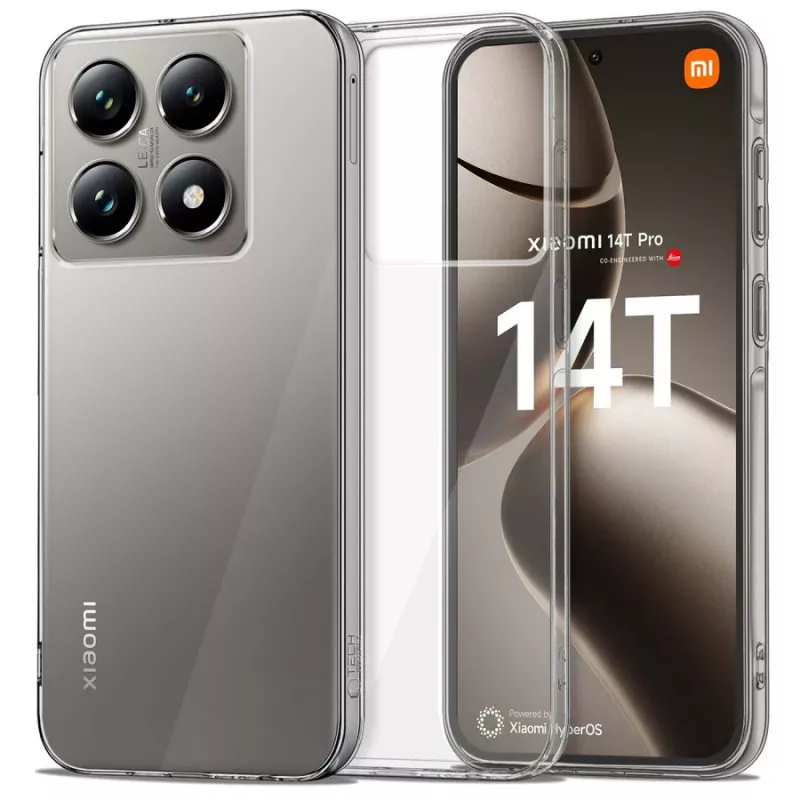 Tech-Protect Flexair Hybrid Hoesje voor Xiaomi 14T - Transparant
