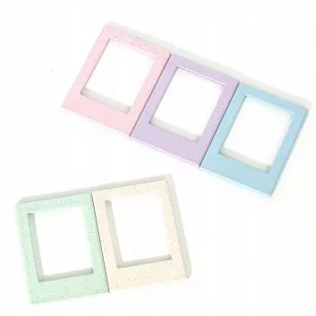 LOVEINSTANT 5x magnetische fotolijstenset voor Fujifilm Instax Mini – pastelkleuren, koelkastmontage