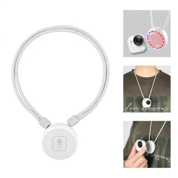 PULUZ PU1205W magnetische halshouder lanyard voor Insta360 GO Ultra, wit