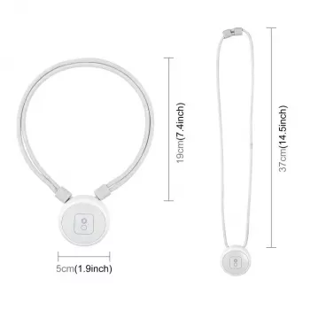 PULUZ PU1205W magnetische halshouder lanyard voor Insta360 GO Ultra, wit