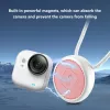 PULUZ PU1205W Magnetische nekhouder met lanyard voor Insta360 GO Ultra, wit
