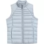 4F dames gestikte bodywarmer lichtblauw F091 - kunstdons, regular fit, maat M