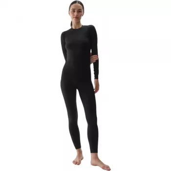 Thermoactief dames-T-shirt 4F F176 Deep Black Allover maat M/L