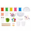 LEAN TOYS kristalgroei-experimenteerset eenhoorn-terrarium met DIY-verlichting