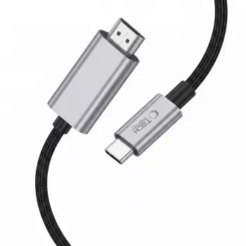TECH-PROTECT ULTRABOOST kabel USB-C naar HDMI 2.1 8K 60Hz 200cm ijzergrijs