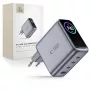 TECH-PROTECT POWERVISION NC140W-GaN 4-poorts netlader PD 140W / QC3.0 donkergrijs