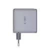 TECH-PROTECT POWERVISION NC140W-GaN 4-poorts netlader PD 140W / QC3.0 donkergrijs