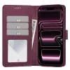 TECH-PROTECT MagSafe-portemonnee voor iPhone 17 Pro Max / 18 Pro Max - Moerbei, RFID-bescherming, voor 3 kaarten