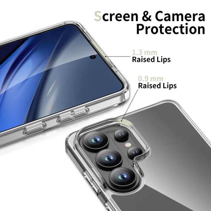 TECH-PROTECT FlexAir hybride hoes voor Samsung Galaxy S26 Ultra - transparant