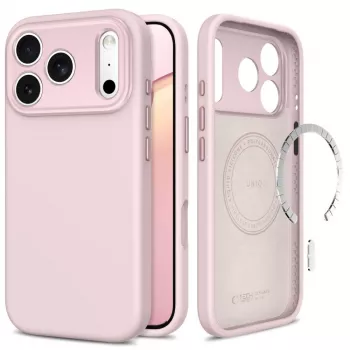 Tech-Protect Uniq MagSafe clear case voor iPhone 17 Pro / 18 Pro soft pink