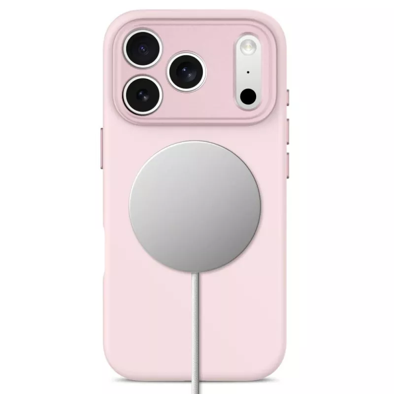 Tech-Protect Uniq MagSafe clear case voor iPhone 17 Pro / 18 Pro soft pink
