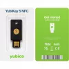 YubiKey 5 NFC beveiligingssleutel 2-pack (zwart/goud, USB-A & NFC)
