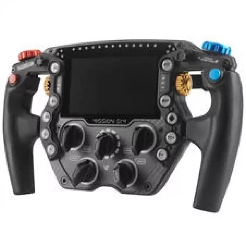 VPG Sim Mission sim racing stuurwiel, 5-inch touchdisplay, ARGB, 290mm - zwart