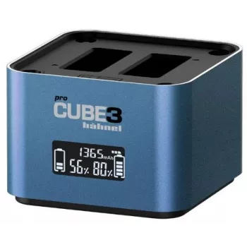 Hähnel ProCube 3 Twin oplader voor Panasonic-camera's (1000 577.4)