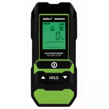 DEDRA MC0970 vochtigheidsmeter met penelektroden voor hout en bouwmaterialen