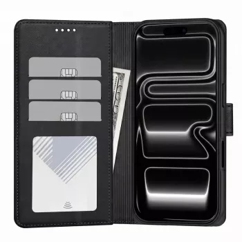 Tech-Protect MagSafe wallet voor iPhone 17 Pro / 18 Pro, mat zwart