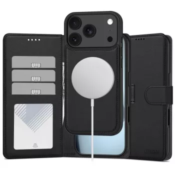 Tech-Protect MagSafe wallet voor iPhone 17 Pro Max / 18 Pro Max, mat zwart