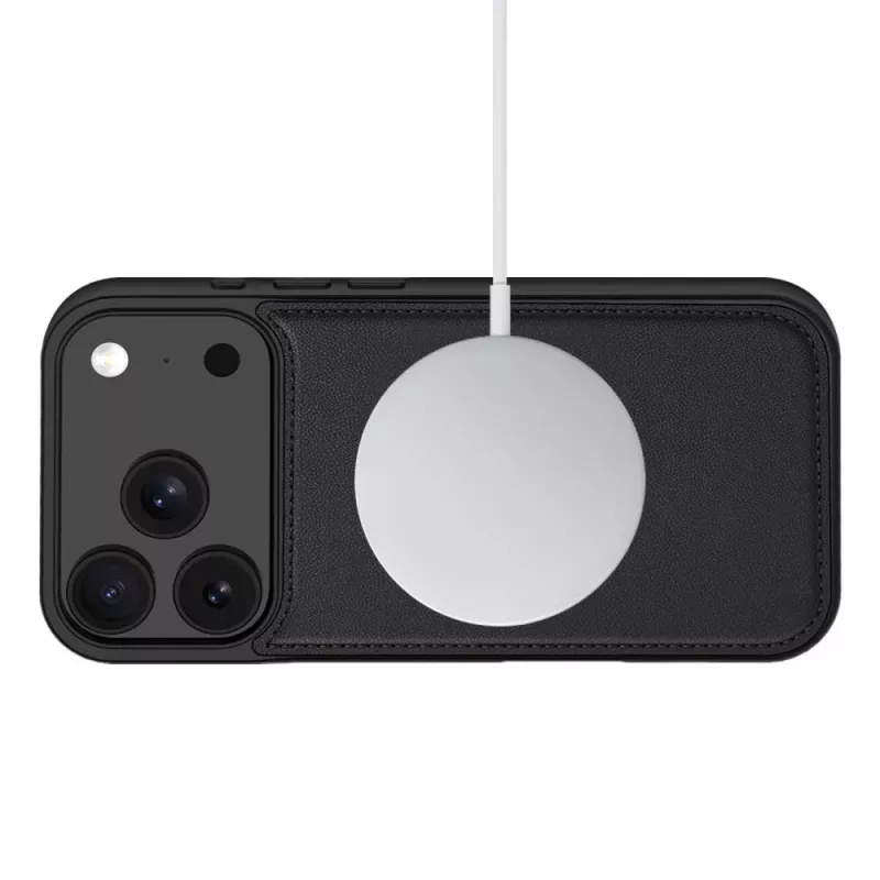 Tech-Protect MagSafe wallet voor iPhone 17 Pro Max / 18 Pro Max, mat zwart