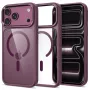 Tech-Protect Magmat MagSafe transparante case voor iPhone 17 Pro Max / 18 Pro Max - donker kersrood