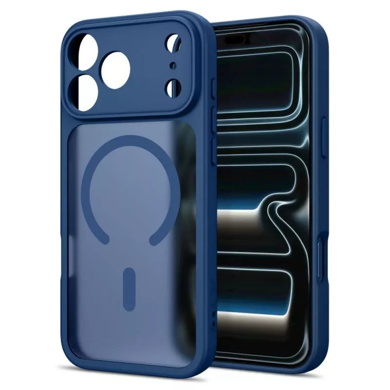 Tech-Protect BasicMag MagSafe-hoes voor iPhone 17 Pro / 18 Pro - mat donkerblauw