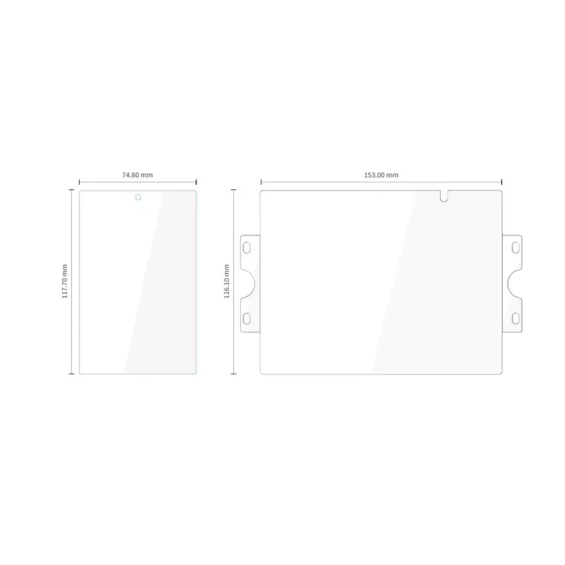TECH-PROTECT Easy Set Fit+ 4-in-1-beschermset voor Samsung Galaxy Z Fold 8 – transparant (folie & glas)