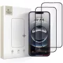 Tech-Protect Glass Fit+ gehard glas schermbescherming voor Apple iPhone 13/13 Pro/14/16e/17e, zwarte rand, 2-pack