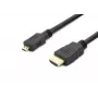 Accura HDMI-naar-micro-HDMI-kabel 1,8 m 4K High-Speed met Ethernet, zwart