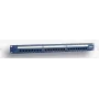 EMITERNET 19 inch 24-poorts Cat.6 UTP patchpaneel met kabelmanagement, blauw, PoE