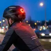 Kask Active LED-fietshelm, mat zwart, maat L VA0424BML Vayox