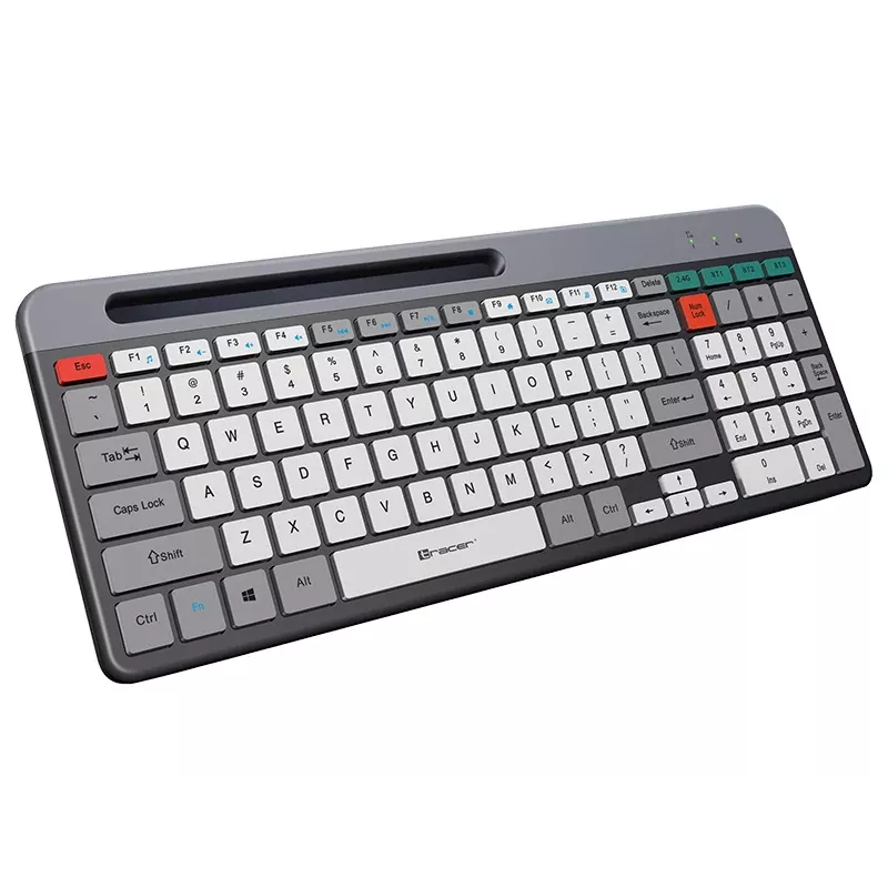 TRACER SHARP draadloos toetsenbord, 2,4 GHz, volledig formaat, QWERTY, zwart