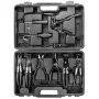 NEO TOOLS 9-delige slangklem-tangenset met ergonomische grepen en draagkoffer