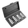 NEO TOOLS pinnen-trekkerset 4-delig, gereedschapsset voor het losmaken van contacten met harde koffer