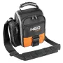 NEO TOOLS 84-315 gereedschapstas met handgreep, 15 kg belasting, 10 buitenvakken, waterdichte bodem, zwart/oranje