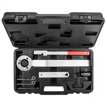 NEO TOOLS diesel-motor distributietiming gereedschapsset voor BMW, Land Rover, Opel (M41, M47, M57, TD4, TD6, X25DT, Y25DT) - 15-20-delige set in kunststofkoffer