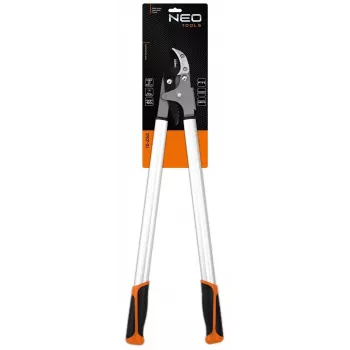 NEO TOOLS 15-252 bypass-takenschaar 200 mm, PTFE-gecoat blad van hoogwaardig koolstofstaal, ergonomische handgrepen met veiligheidsvergrendeling