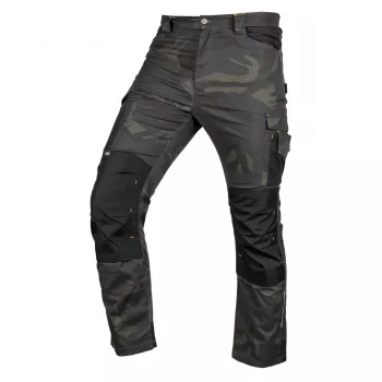 NEO TOOLS Mix&Match werkbroek, canvas, Cordura-verstevigd, groen camouflage, maat XXXL