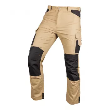 NEO TOOLS Mix&Match werkbroek met Cordura®-versteviging, beige-zwart, maat XXXL