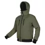 NEO TOOLS geïsoleerd jack met capuchon OUTDOOR, groen, maat XXL