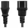 Accura C13 naar C14 VDE-voedingskabel 1,8 m zwart