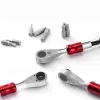 ROCKBROS fiets noodreparatieset - 16-in-1 multitool, minipomp, bandenlichters, plakkers, zwart