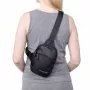 Wozinsky WMS-W1 mini schoudertas voor smartphone, twee vakken, zwart