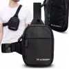Wozinsky WMS-W1 mini schoudertas voor smartphone, twee vakken, zwart