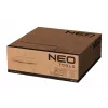 NEO TOOLS 90-037 elektrische heteluchtkachel 2000W PTC-keramische kachel met instelbare thermostaat, oververhittings- en kantelbeveiliging, draagbare handgreep, zwart/grijs