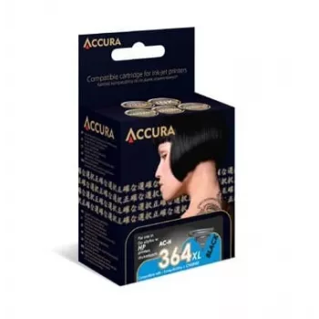 Accura compatibel inktpatroon voor HP Nr. 364XL (CB322EE) foto-inkt zwart hoge capaciteit