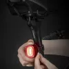 ROCKBROS Q2S fietsachterlicht met intelligente remdetectie en USB-C-kabel - zwart