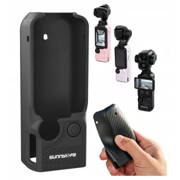 SUNNYLIFE OP4-BHT200-D TPU-beschermhoes voor DJI Osmo Pocket 3 / 4 / 4P - zwart