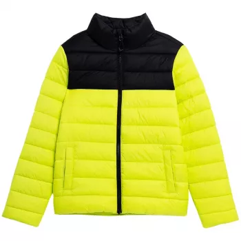 4F jongens donsjack sappig groen 4FJSS23TDJAM077 45S 158cm
