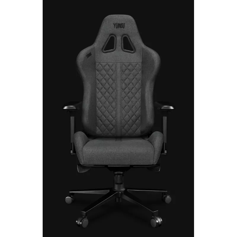 Yumisu 2050 stof grijs/zwart gamingstoel